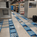 heavy loads transported across a ball deck