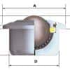 hd_800 ball transfer unit side view diagram