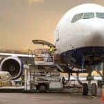 loading an airplane