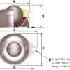 1006 ball transfer unit dimensions
