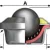 1007 ball transfer unit dimensions