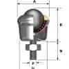 3002 ball transfer unit side view diagram