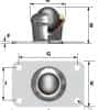 3005 side and top view diagrams
