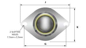 1502 ball transfer unit dimensions top view