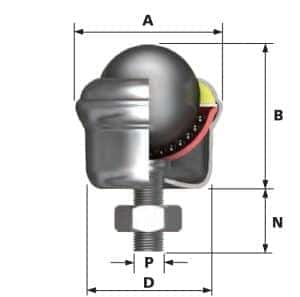 2005 ball transfer unit dimensions
