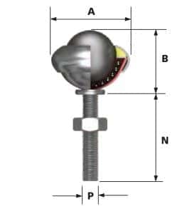 3001 ball transfer unit dimensions